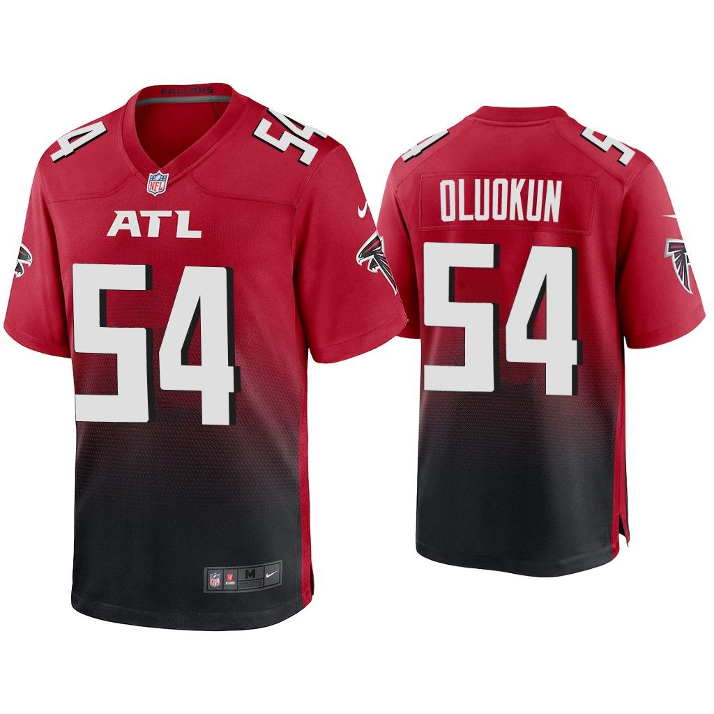 NFL 2020 Foyesade Oluokun Atlanta Falcons Red Game Jersey