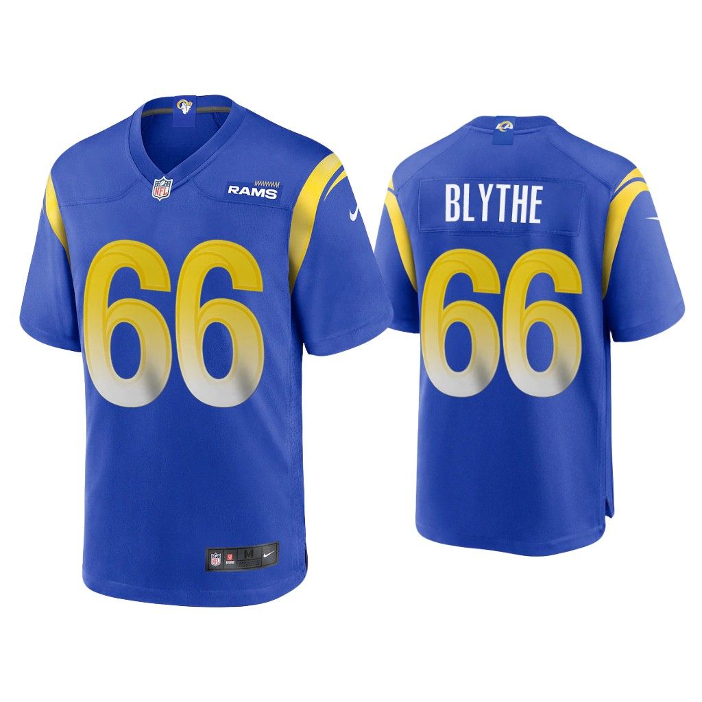 NFL 2020 Austin Blythe Los Angeles Rams Royal Game Jersey