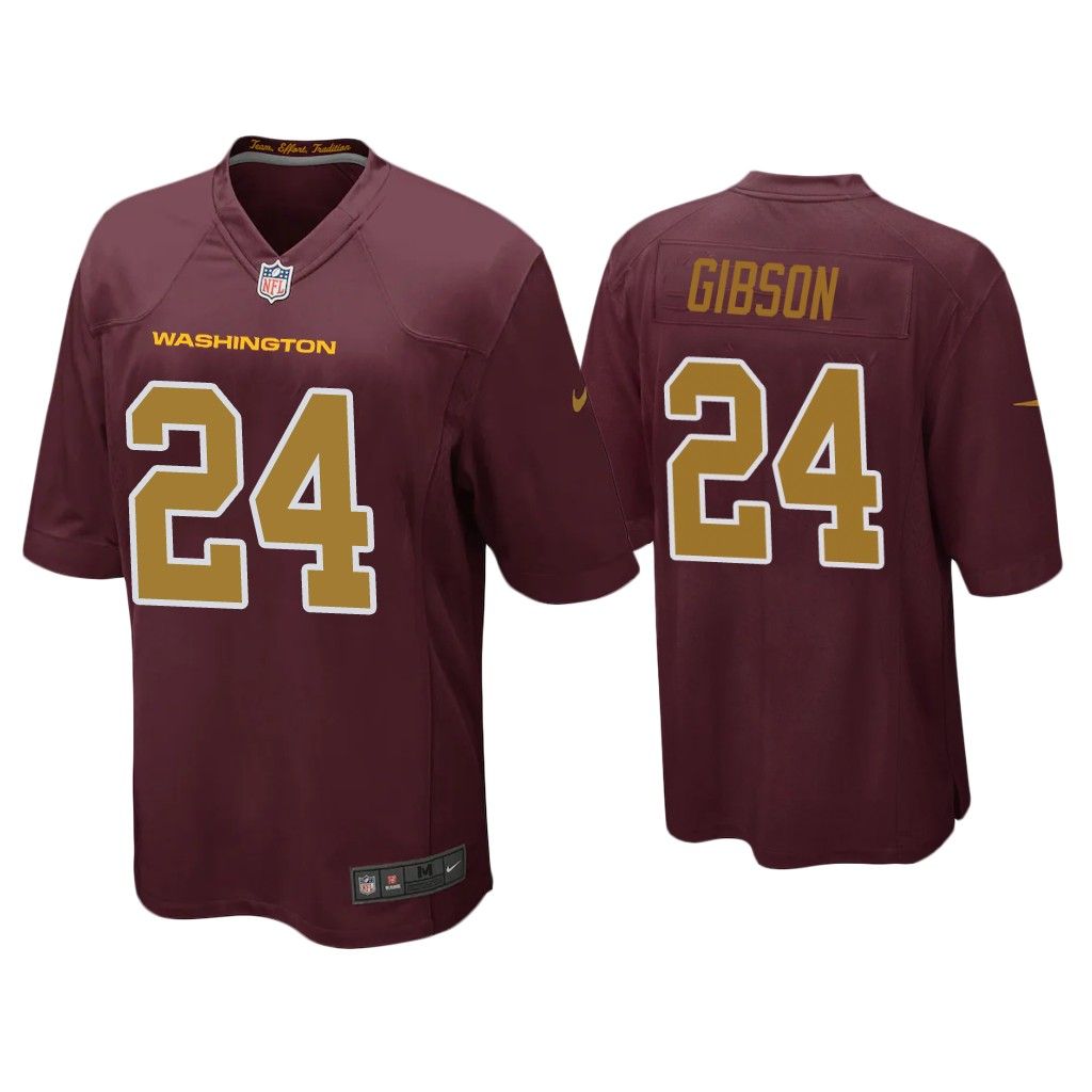 NFL Men Antonio Gibson Washington Football Team Burgundy Alternate Game Jersey