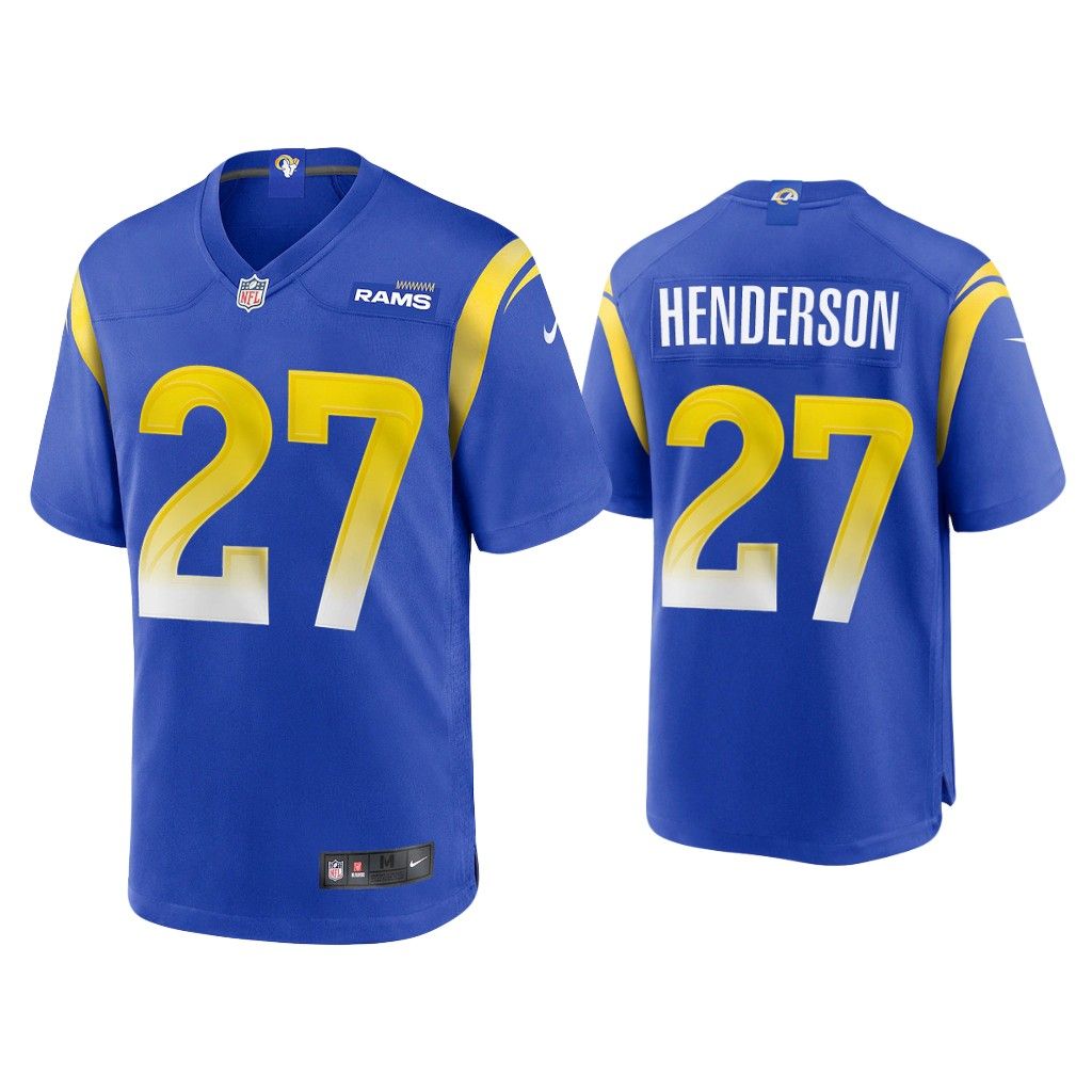 NFL 2020 Darrell Henderson Los Angeles Rams Royal Game Jersey
