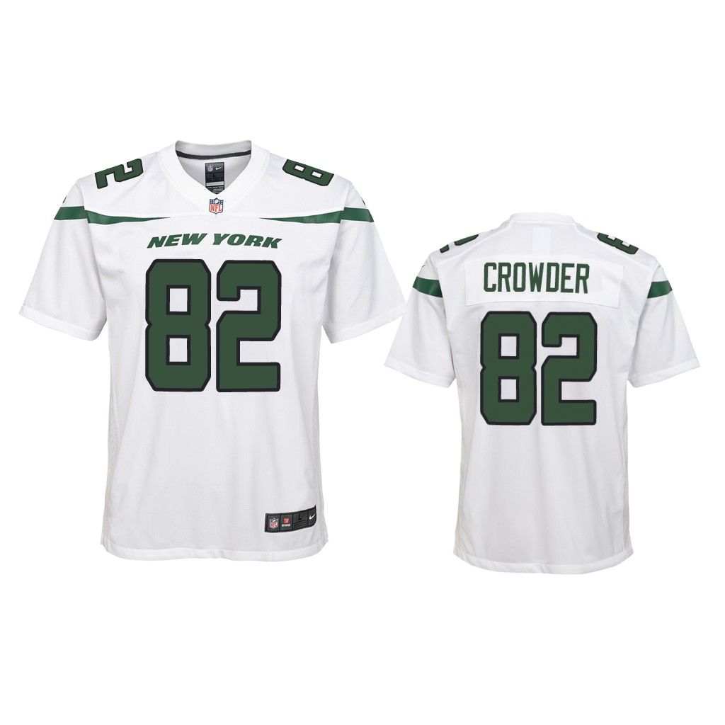 2019 Jamison Crowder New York Jets White Game Jersey