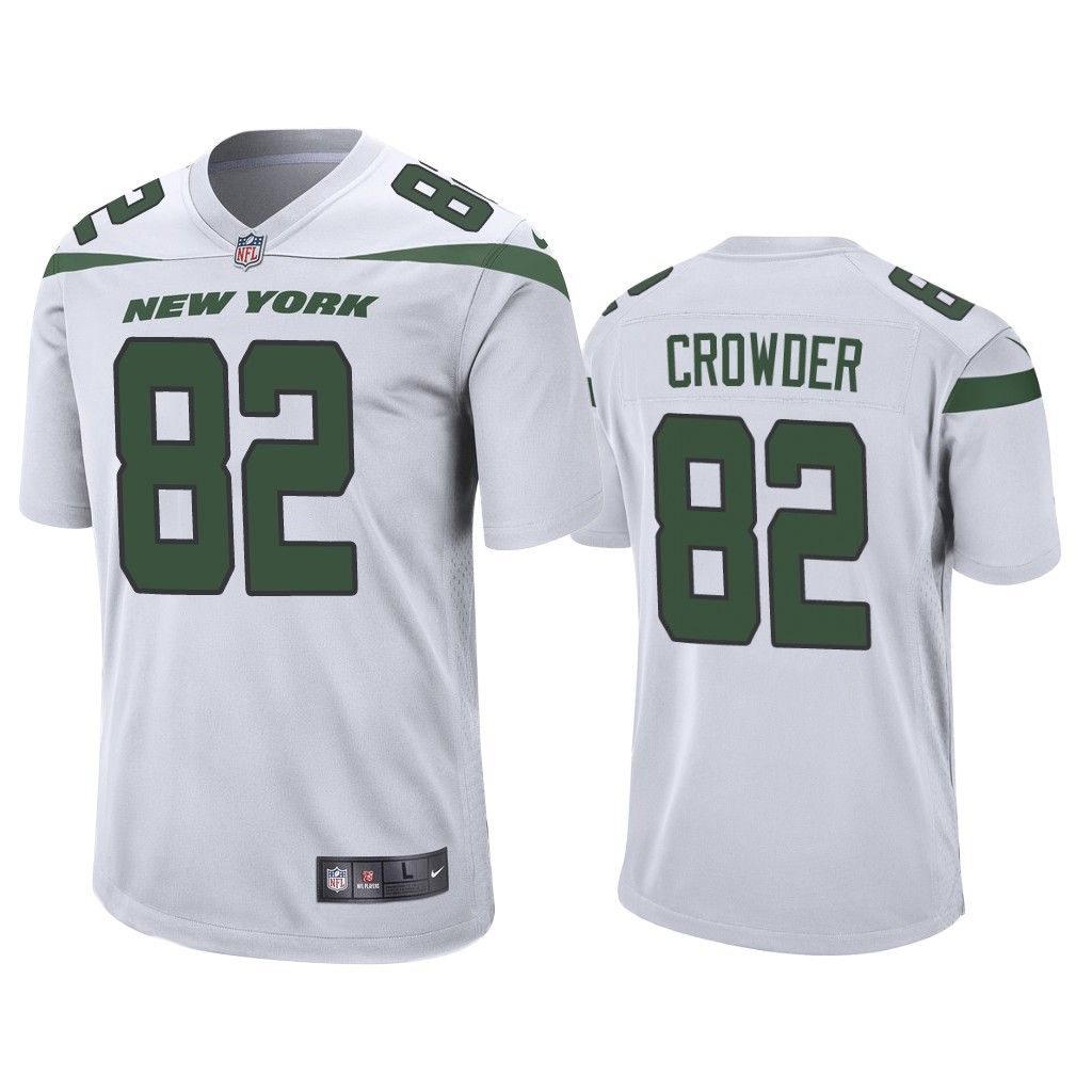 2019 Jamison Crowder New York Jets White Game Jersey