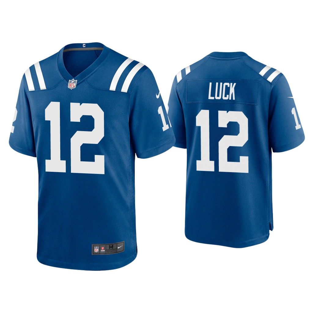 NFL 2020 Andrew Luck Indianapolis Colts Royal Game Jersey