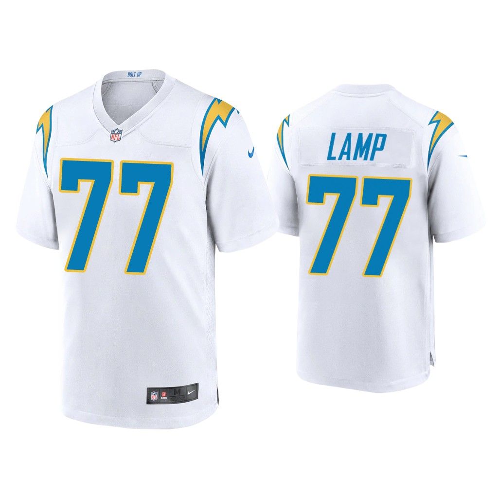 2020 Forrest Lamp Los Angeles Chargers White Game Jersey