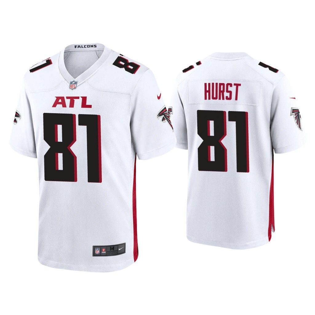 NFL 2020 Hayden Hurst Atlanta Falcons White Game Jersey