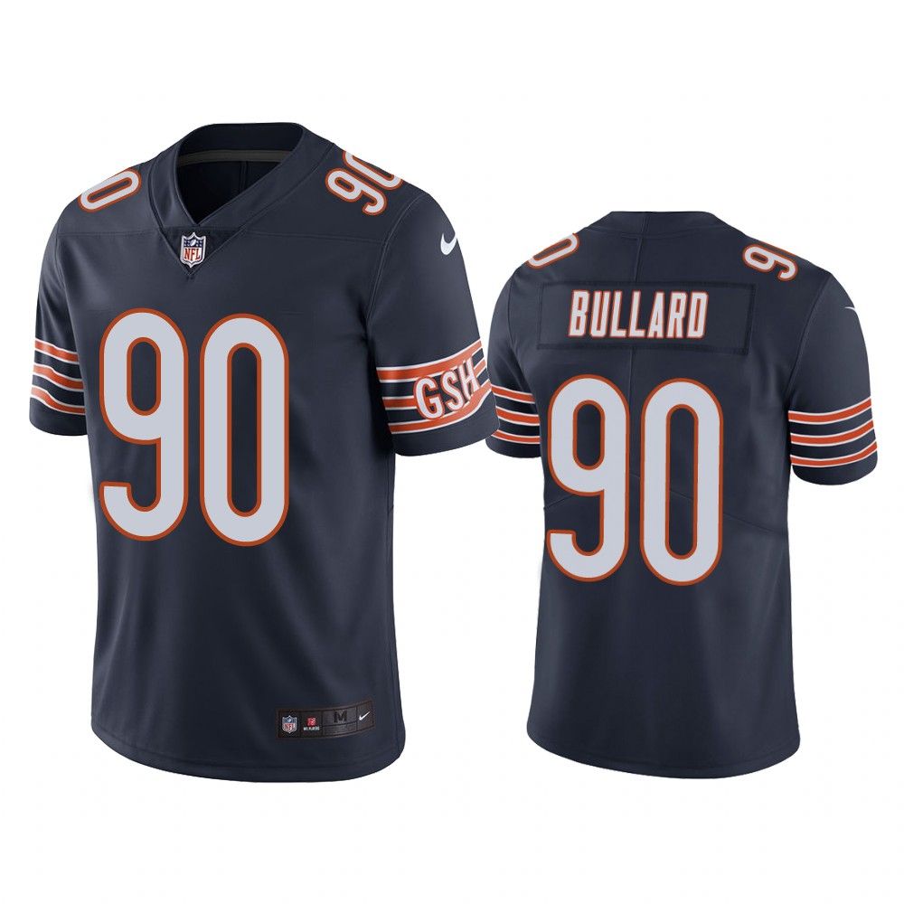 NFL Men Chicago Bears Jonathan Bullard #90 Navy Color Rush Limited Jersey