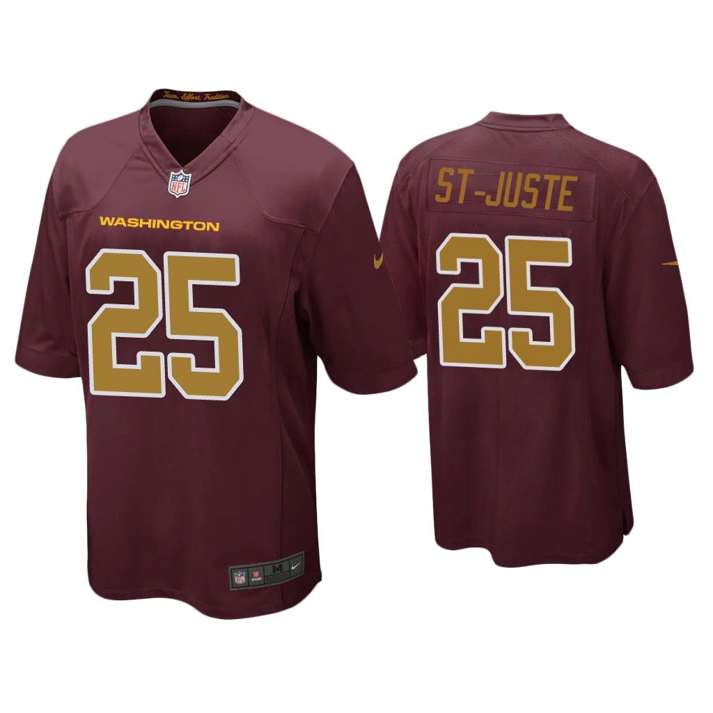 NFL Men Benjamin St-Juste Washington Football Team Burgundy Alternate Game Jersey