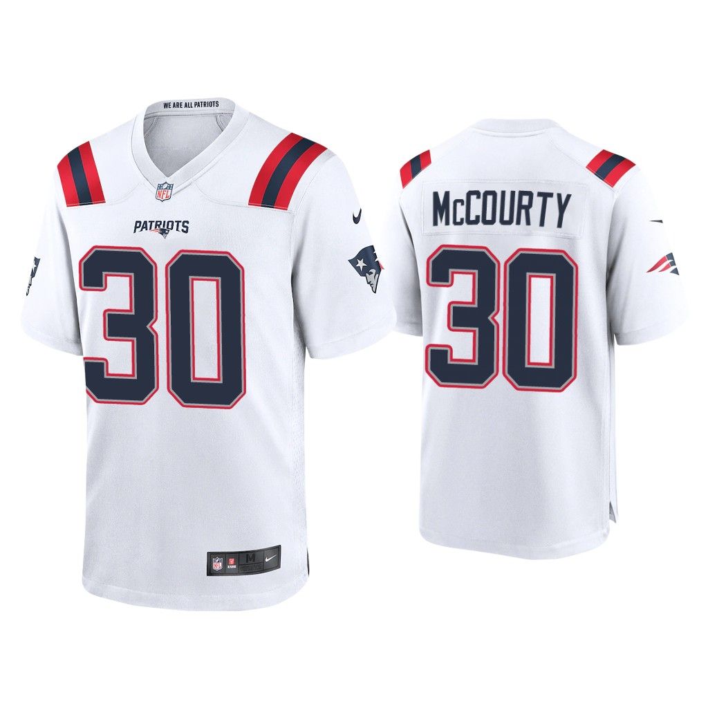 NFL 2020 Jason McCourty New England Patriots White Game Jersey