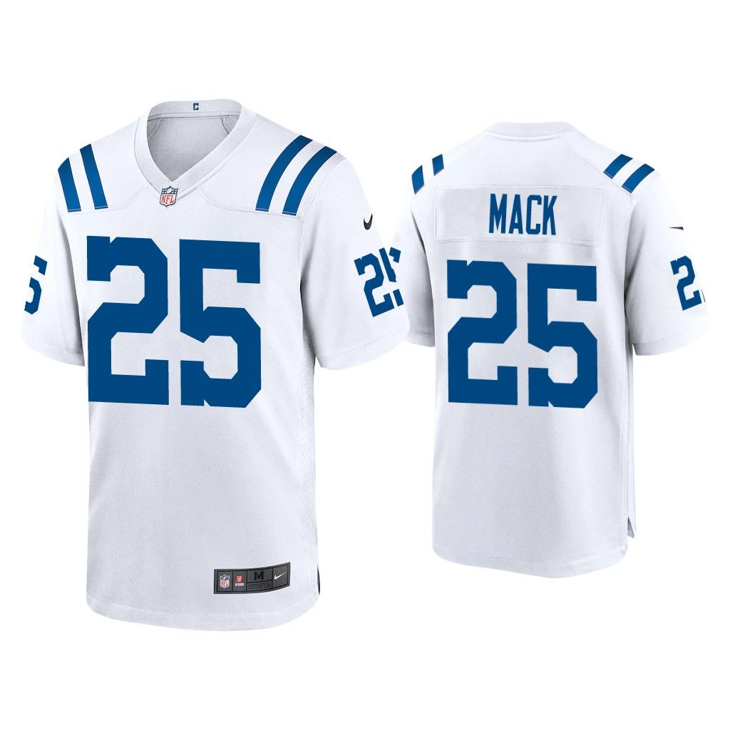 NFL 2020 Marlon Mack Indianapolis Colts White Game Jersey