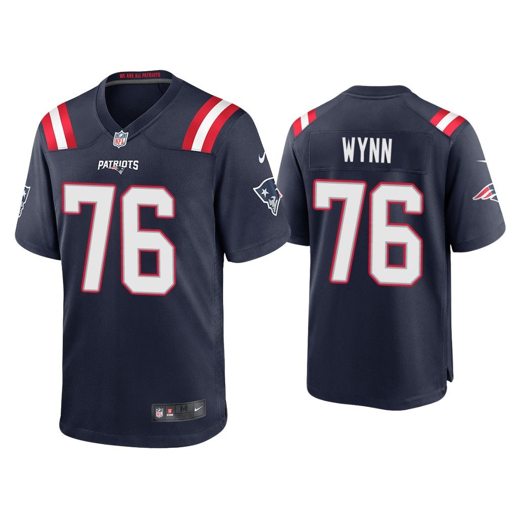 NFL 2020 Isaiah Wynn New England Patriots Navy Game Jersey