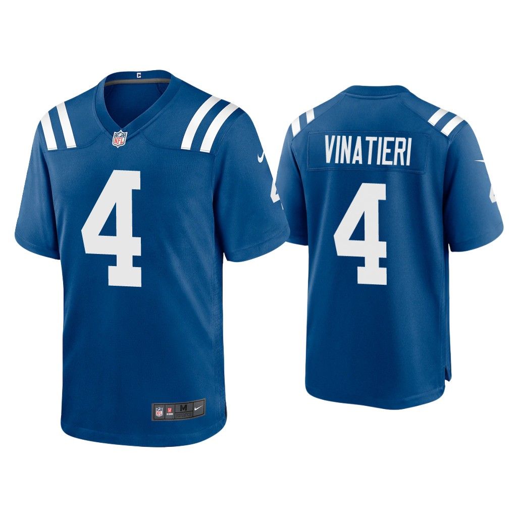 NFL 2020 Adam Vinatieri Indianapolis Colts Royal Game Jersey