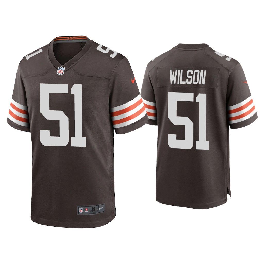 2020 Mack Wilson Cleveland Browns Brown Game Jersey