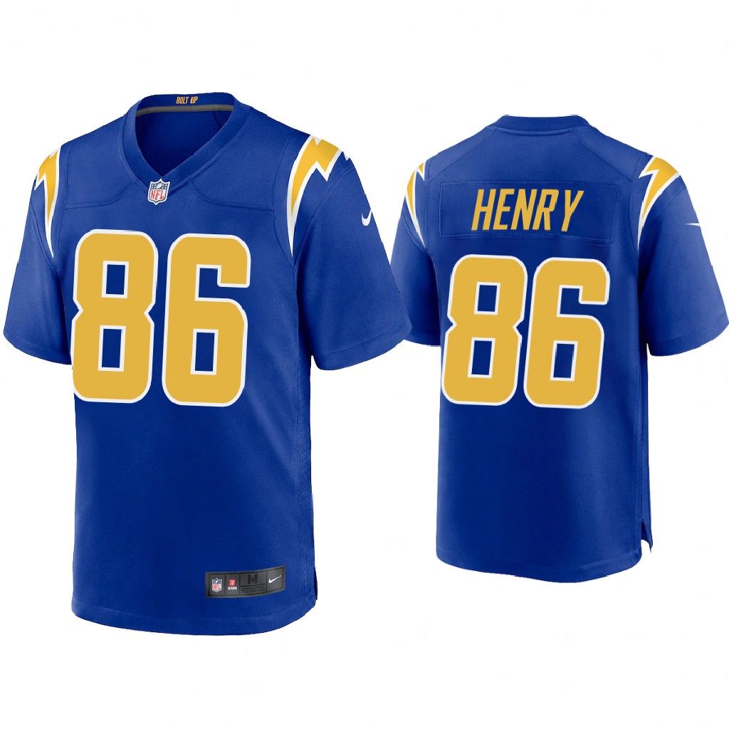 2020 Hunter Henry Los Angeles Chargers Royal Game Jersey