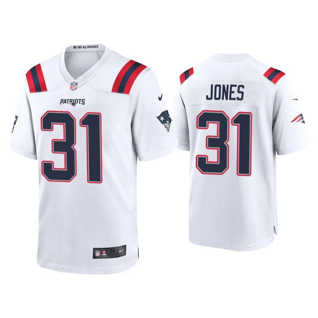 NFL 2020 Jonathan Jones New England Patriots White Game Jersey