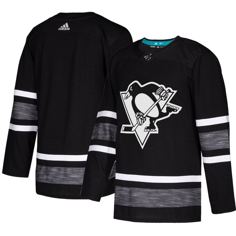 Men Pittsburgh Penguins Black 2019 NHL All-Star Game Parley Jersey