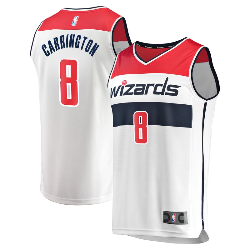 Carlton Carrington Washington Wizards Youth Fast Break Replica Player Jersey – Association Edition – White