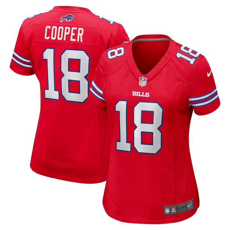 NFL Amari Cooper Buffalo Bills Women 2nd Alternate Game Jersey – Red