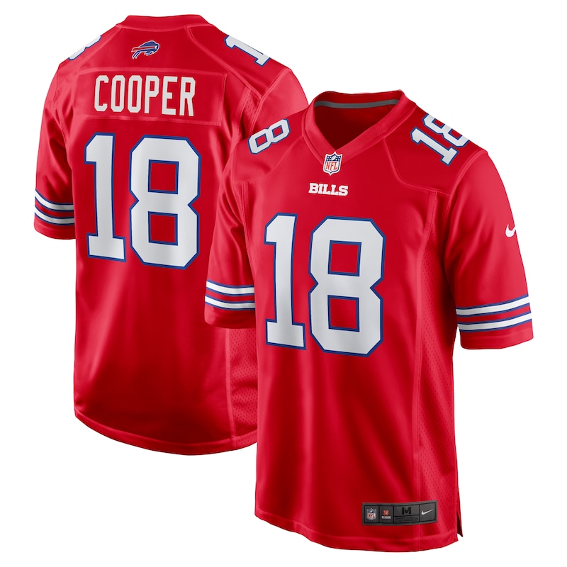 NFL Amari Cooper Buffalo Bills 2nd Alternate Game Jersey – Red