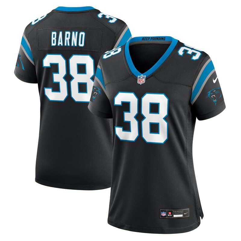 NFL Amare Barno Carolina Panthers Women Game Jersey – Black