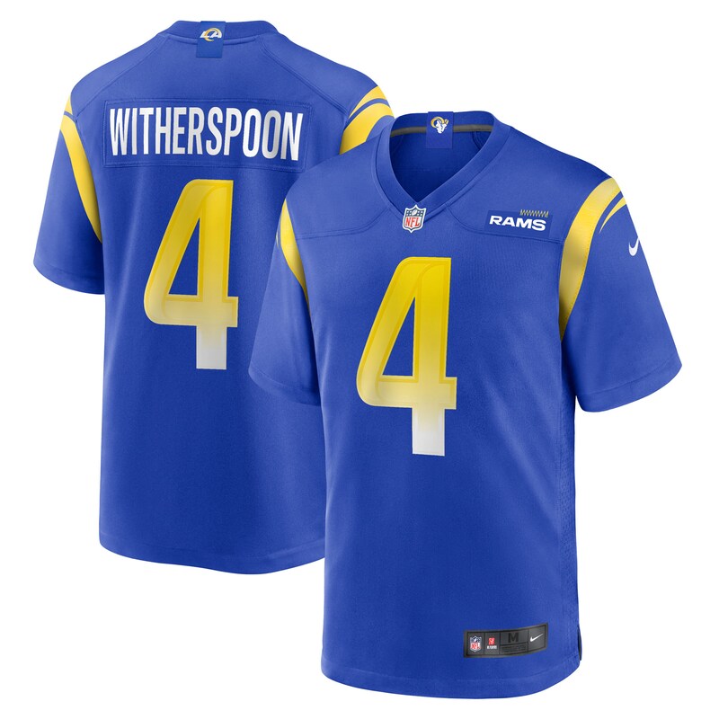 NFL Ahkello Witherspoon Los Angeles Rams Team Game Jersey – Royal
