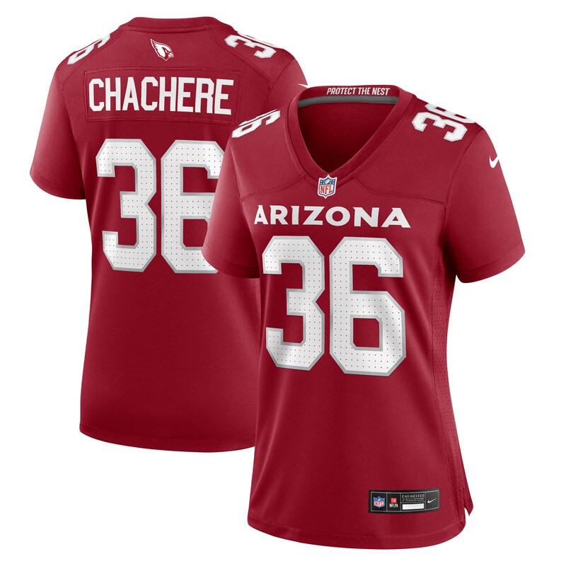 Andre Chachere Arizona Cardinals Women Team Game Jersey – Cardinal