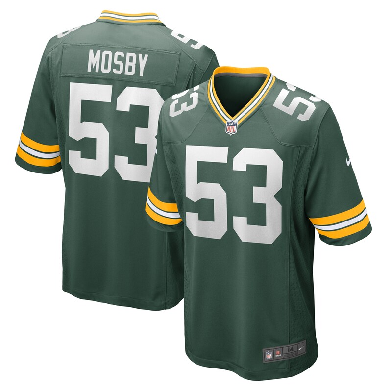 NFL Arron Mosby Green Bay Packers Team Game Jersey – Green