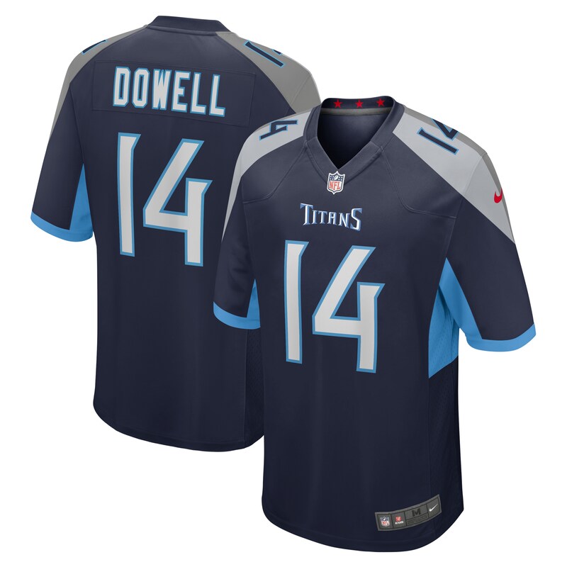 NFL Colton Dowell Tennessee Titans Team Game Jersey – Navy