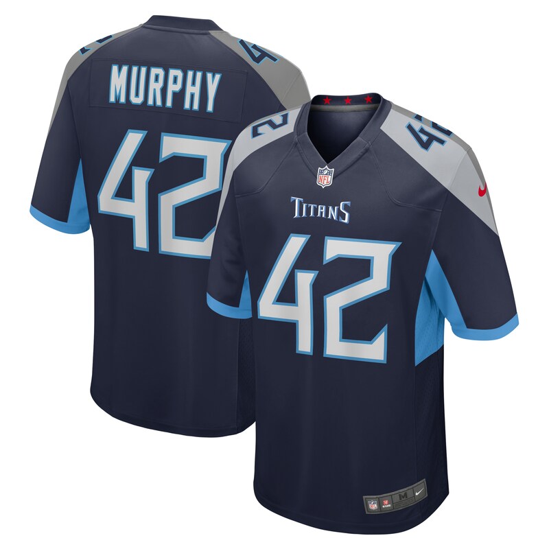 NFL Caleb Murphy Tennessee Titans Team Game Jersey – Navy