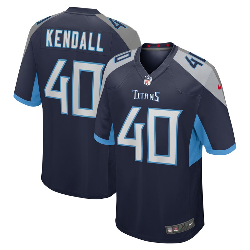NFL Anthony Kendall Tennessee Titans Team Game Jersey – Navy