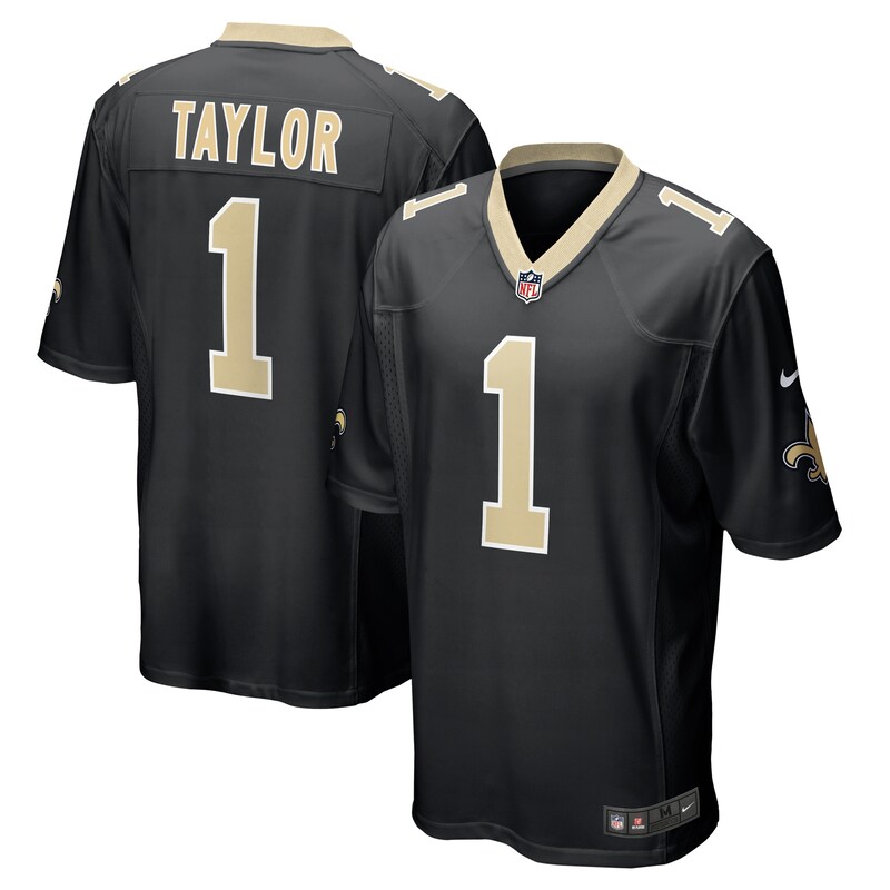 NFL Alontae Taylor New Orleans Saints Team Game Jersey – Black