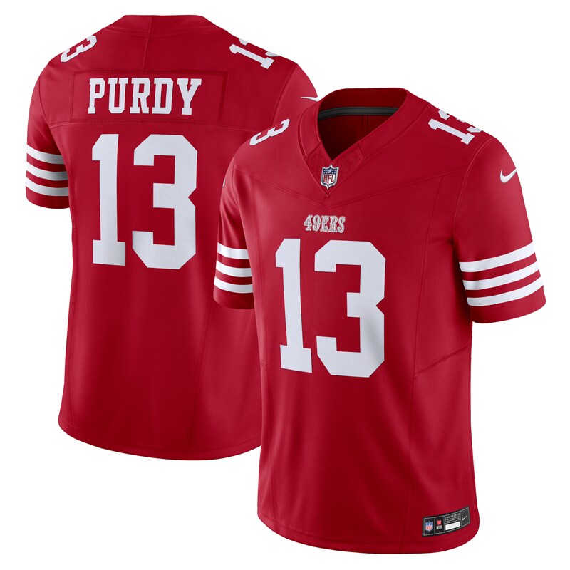 NFL Brock Purdy San Francisco 49ers Vapor F.U.S.E. Limited Jersey – Scarlet