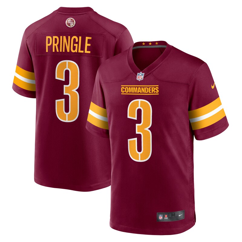 NFL Byron Pringle Washington Commanders Game Jersey – Burgundy
