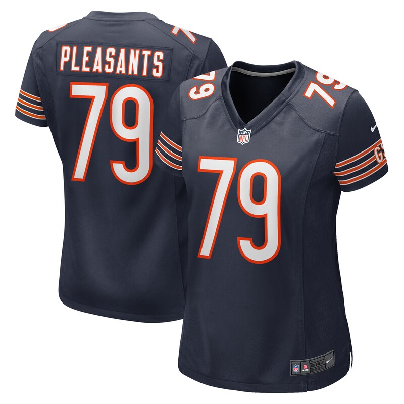 NFL Austen Pleasants Chicago Bears Women Game Jersey – Navy