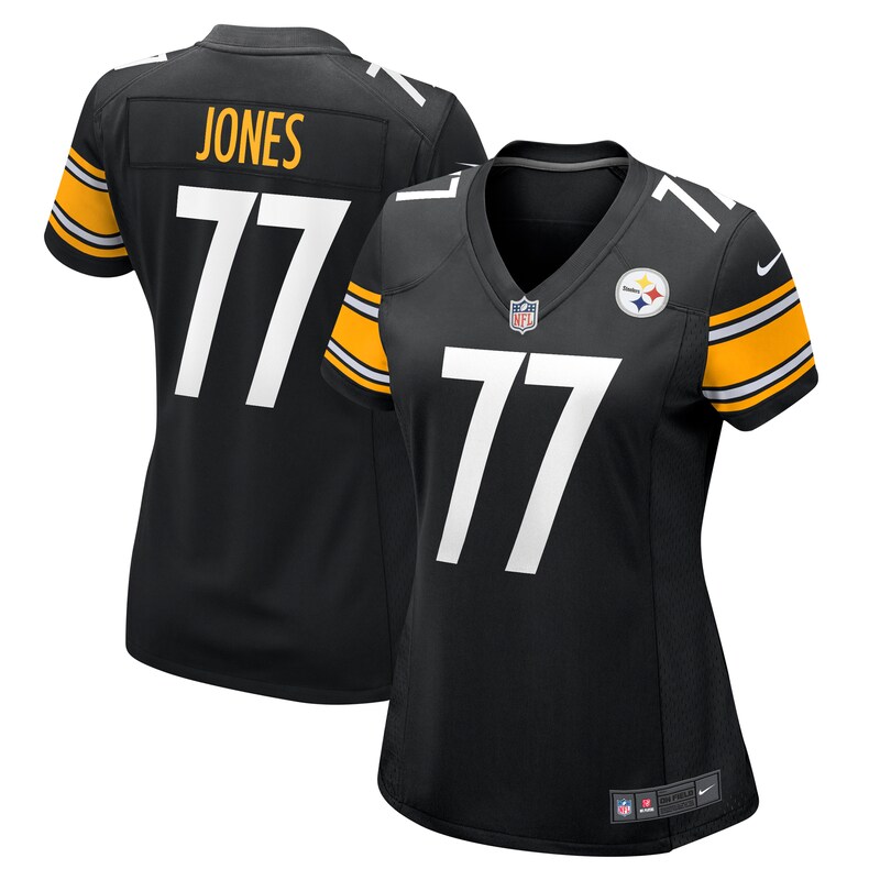 NFL Broderick Jones Pittsburgh Steelers Women Game Jersey – Black