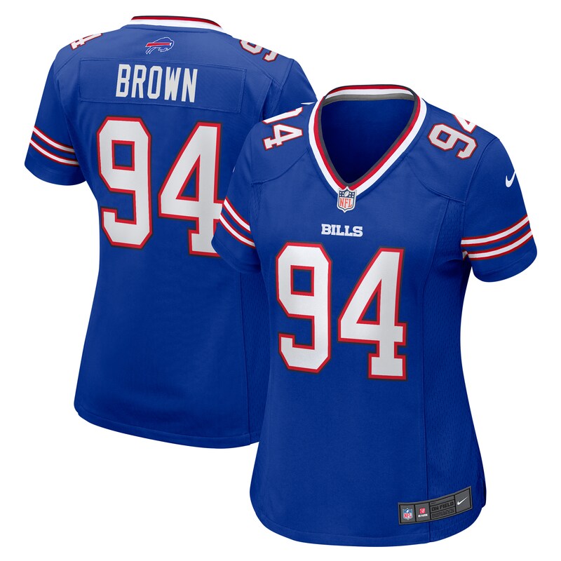 NFL Andrew Brown Buffalo Bills Women Game Jersey – Royal