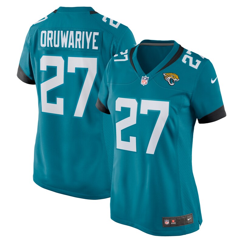 Amani Oruwariye Jacksonville Jaguars Women Game Jersey – Teal