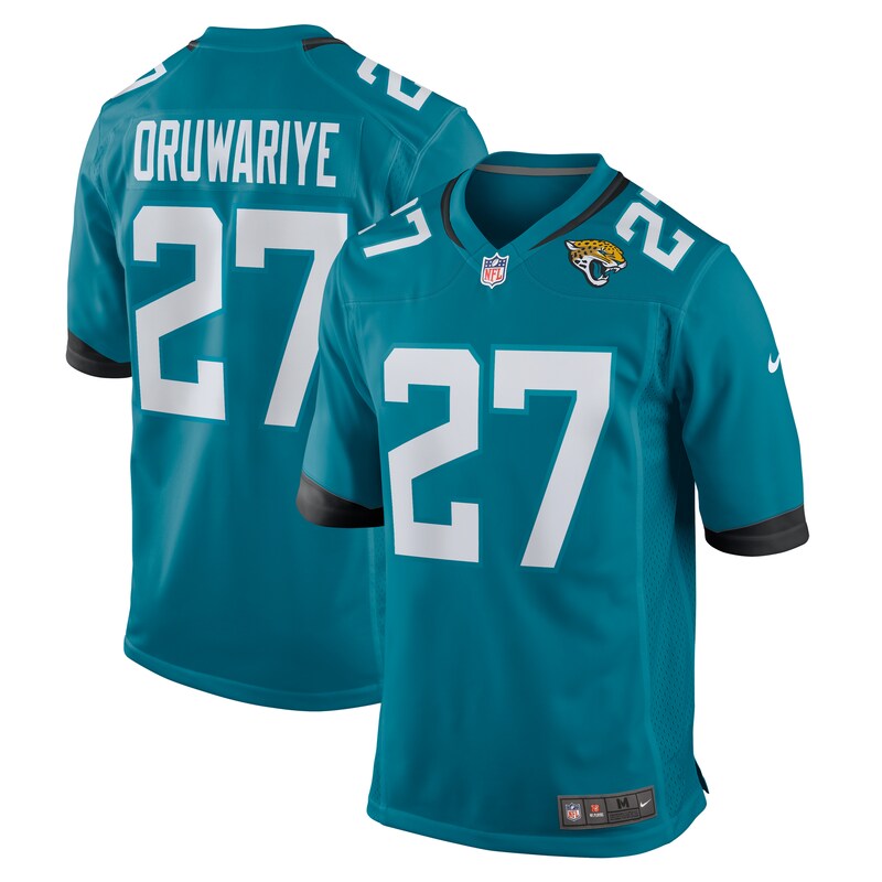 Amani Oruwariye Jacksonville Jaguars Game Jersey – Teal