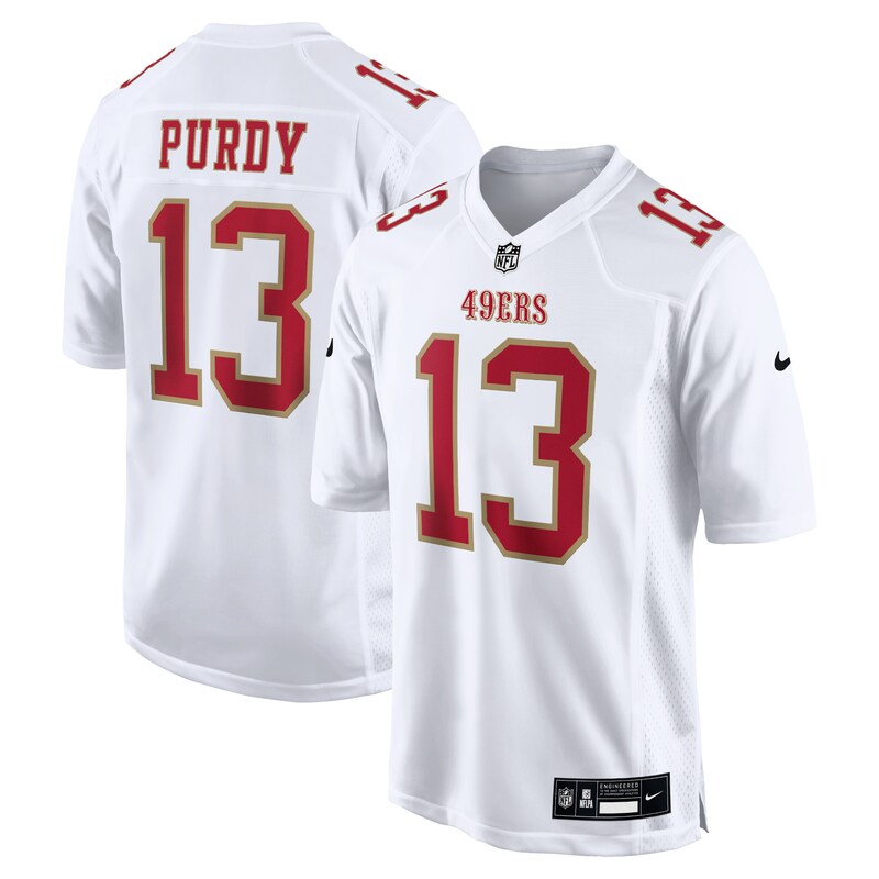 NFL Brock Purdy San Francisco 49ers Fashion Game Jersey – Tundra White