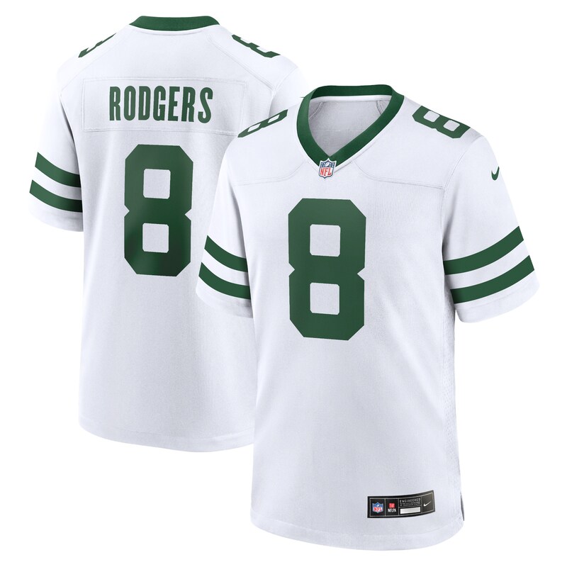 NFL Aaron Rodgers New York Jets Game Jersey – Legacy White