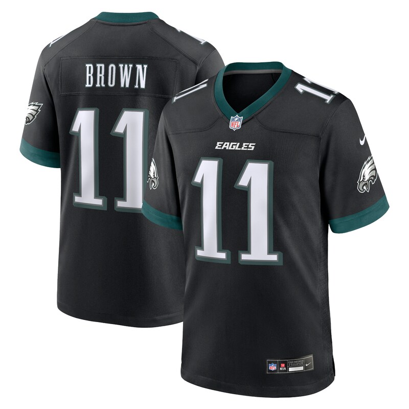 NFL A.J. Brown Philadelphia Eagles Alternate Game Jersey – Black