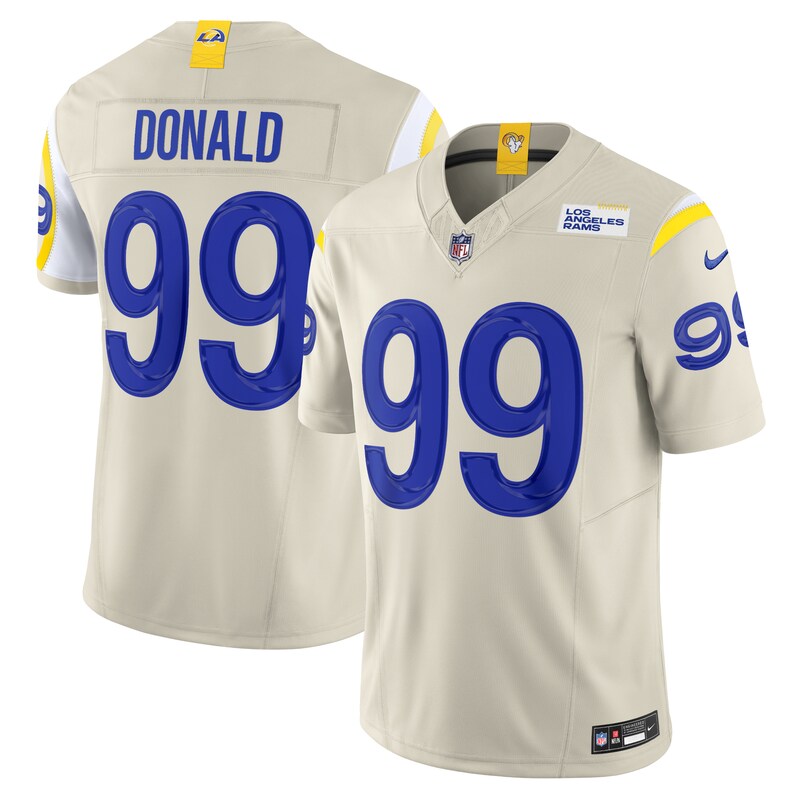 NFL Aaron Donald Los Angeles Rams Alternate Vapor F.U.S.E. Limited Jersey – Bone