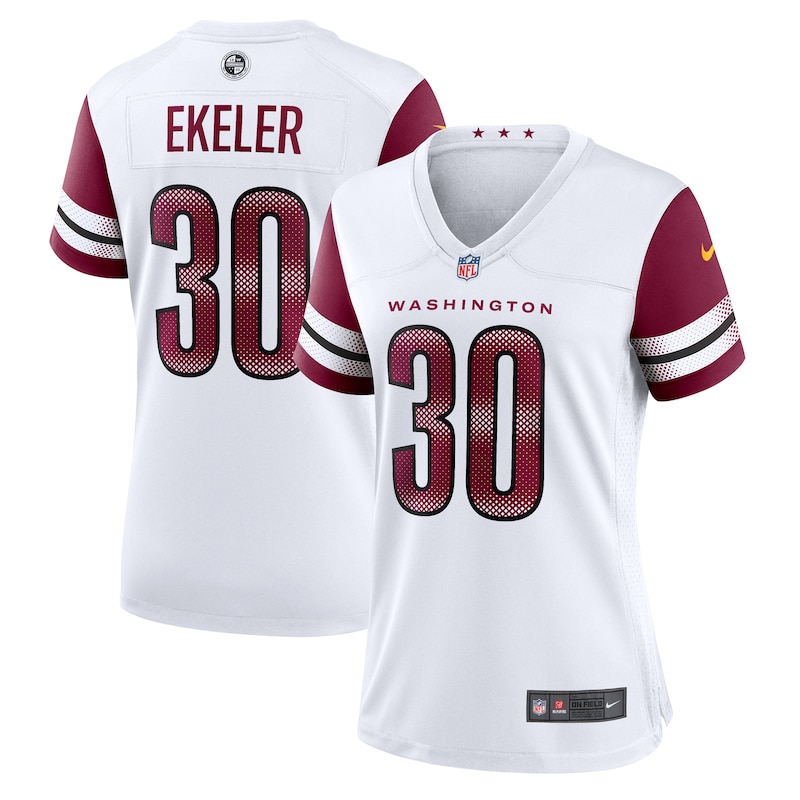 NFL Austin Ekeler Washington Commanders Women Game Jersey – White