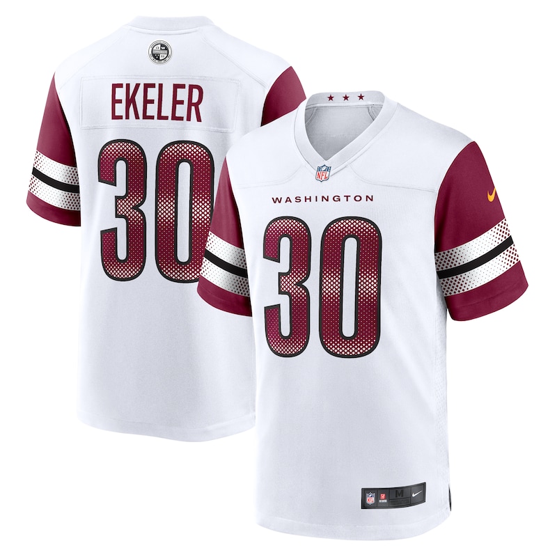 NFL Austin Ekeler Washington Commanders Game Jersey – White