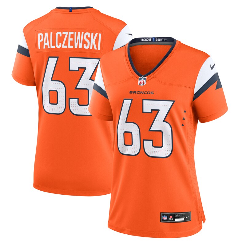Alex Palczewski Denver Broncos Women Team Game Jersey – Orange