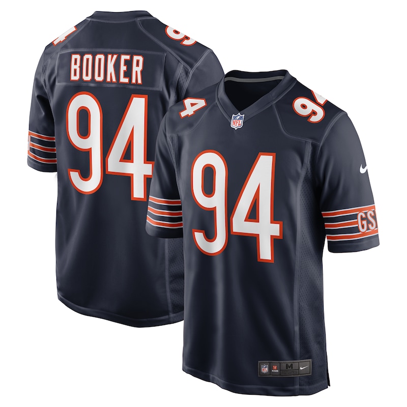 NFL Austin Booker Chicago Bears Game Jersey – Navy