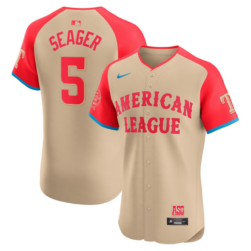 Corey Seager American League 2024 MLB All-Star Game Elite Player Jersey – Cream