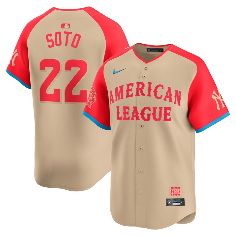 Juan Soto American League 2024 MLB All-Star Game Limited Player Jersey – Cream
