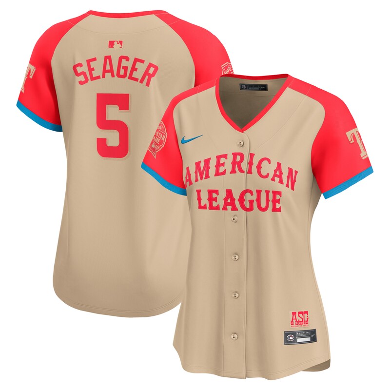 Corey Seager American League Women 2024 MLB All-Star Game Limited Player Jersey – Cream