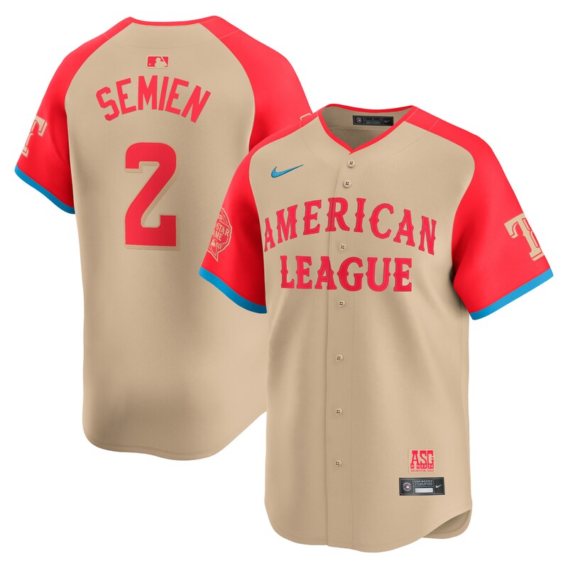 Marcus Semien American League 2024 MLB All-Star Game Limited Player Jersey – Cream