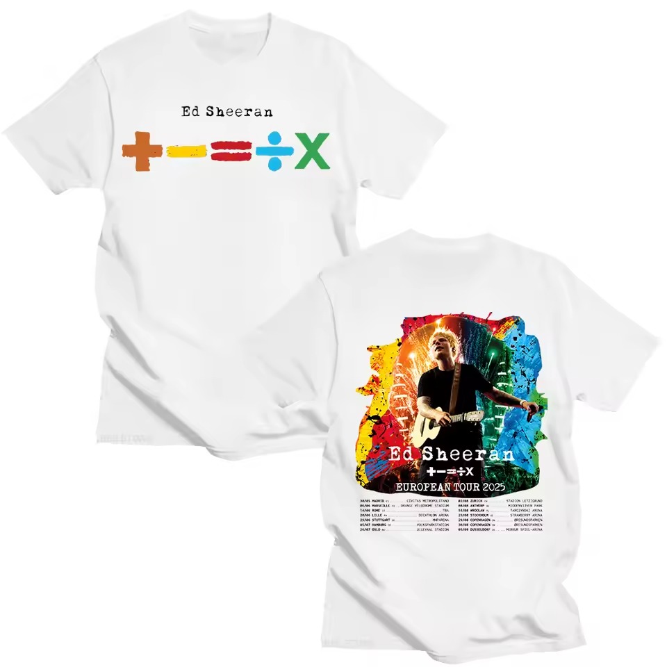 Ed Sheeran European Tour 2025 T-Shirt